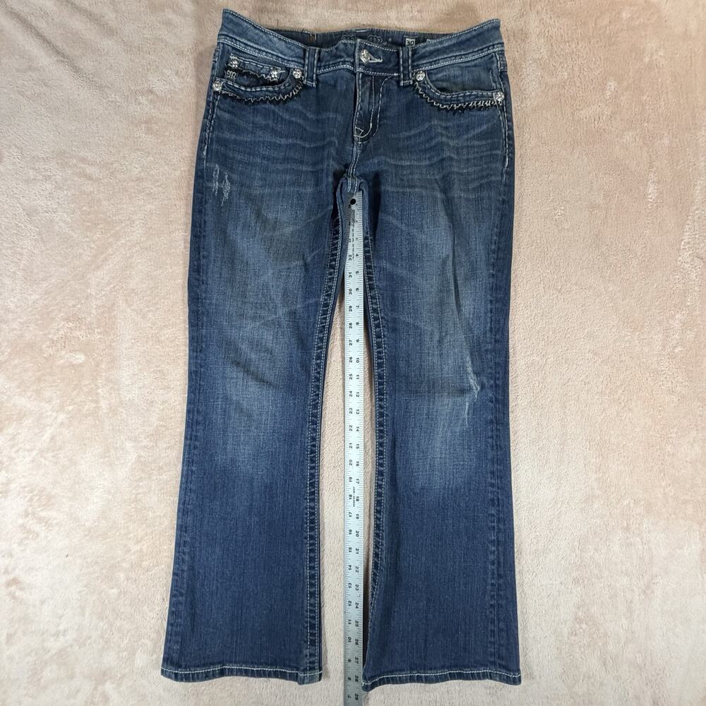 Miss Me Women 30x31 Easy Boot Jeans Buckle Stretch Denim Y2K - Picture 3 of 10